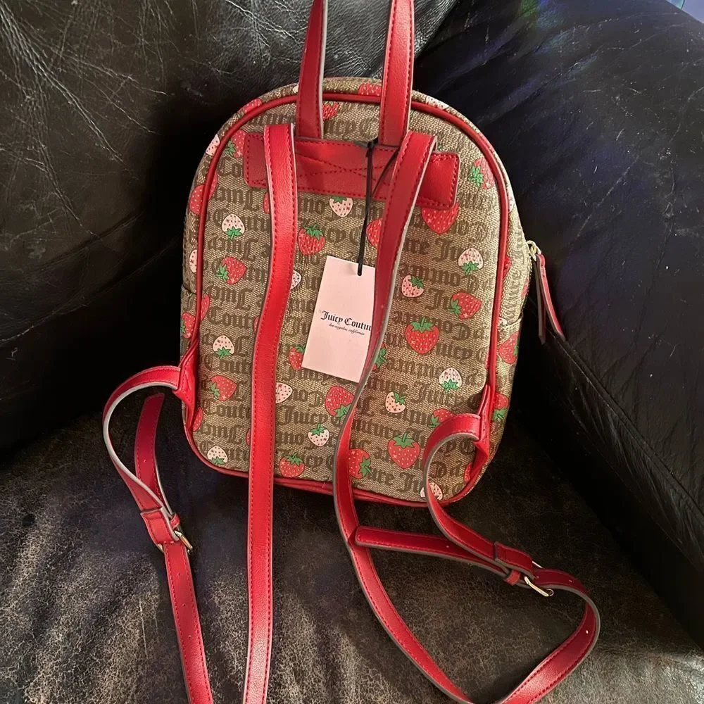 Juicy Couture Freshly Picked Strawberry Backpack